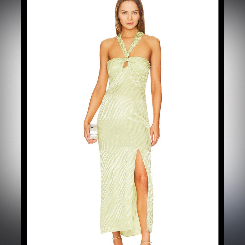 SAYLOR Connor Midi Dress in Matcha